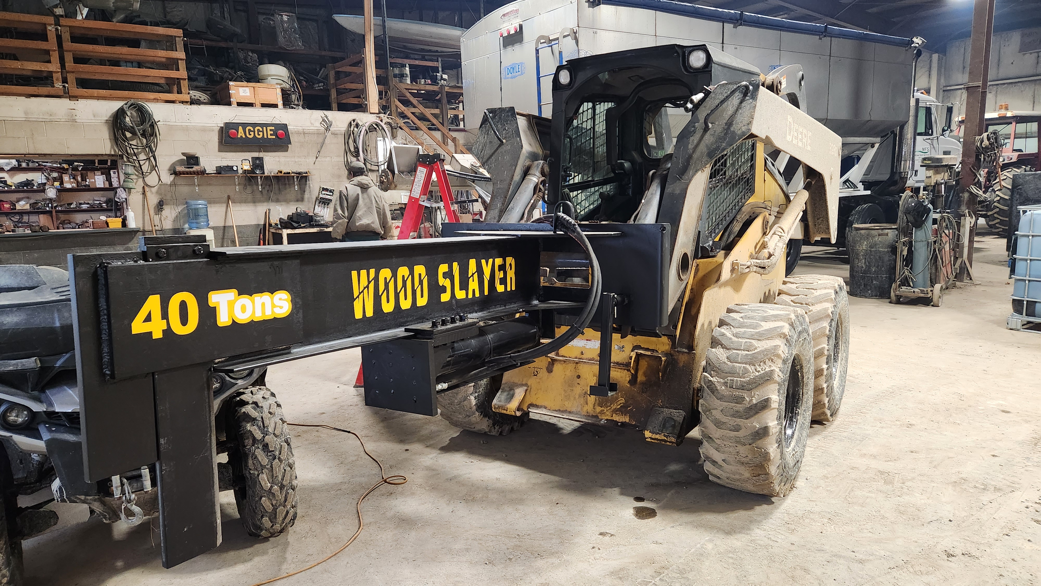 Wood Splitter Signage